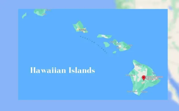 Hawaiian Islands Map