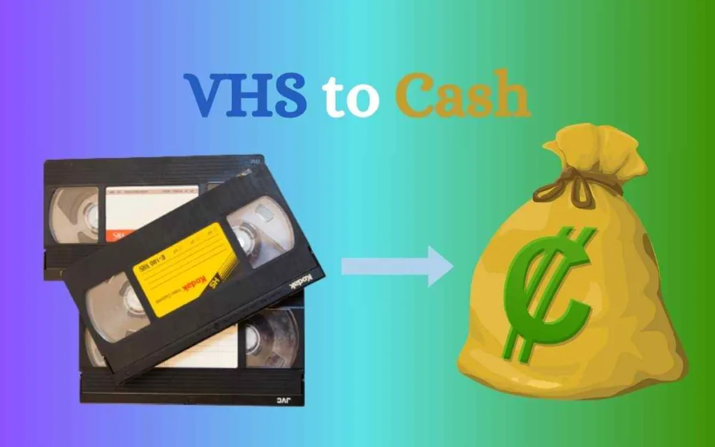 old vhs tapes to cash illustration