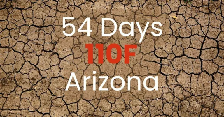 Arizona Scorches with 54 Days of 110F Heat!