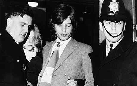 Mick Jagger Drug Cases