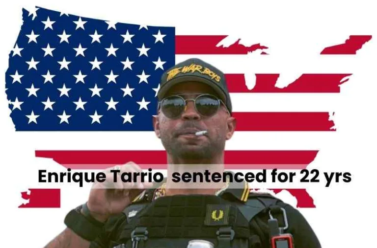 Shocking Sentence: Proud Boys Leader, Enrique Tarrio, Jailed 22 Yrs!