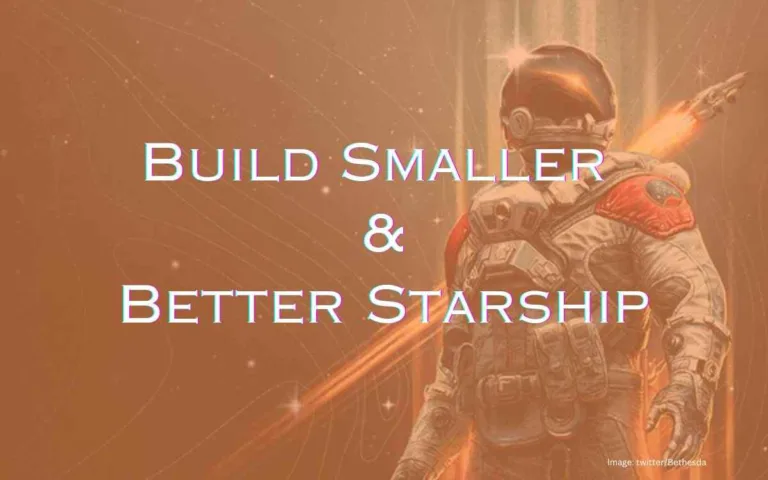 How to Build a Smaller and Better Starship in Starfield