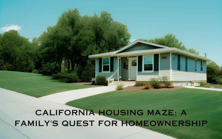 Navigating the California Housing Maze: A Family’s Quest for Homeownership